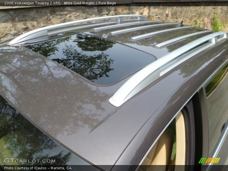 White Gold Metallic / Pure Beige 2008 Volkswagen Touareg 2 VR6