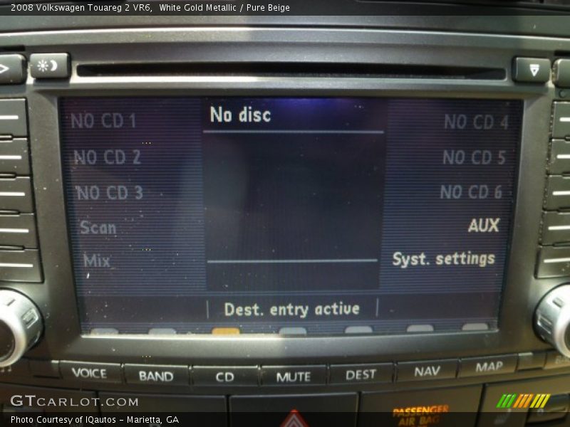 White Gold Metallic / Pure Beige 2008 Volkswagen Touareg 2 VR6