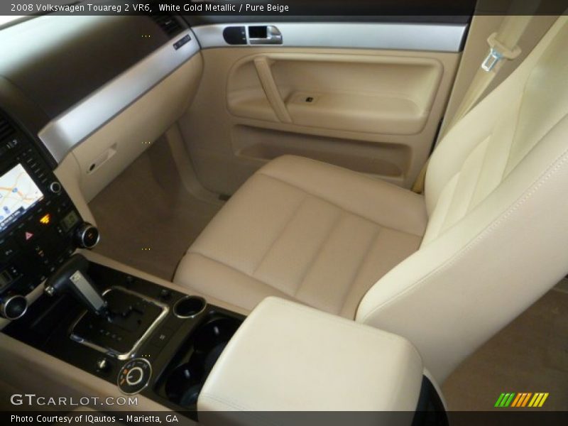 White Gold Metallic / Pure Beige 2008 Volkswagen Touareg 2 VR6