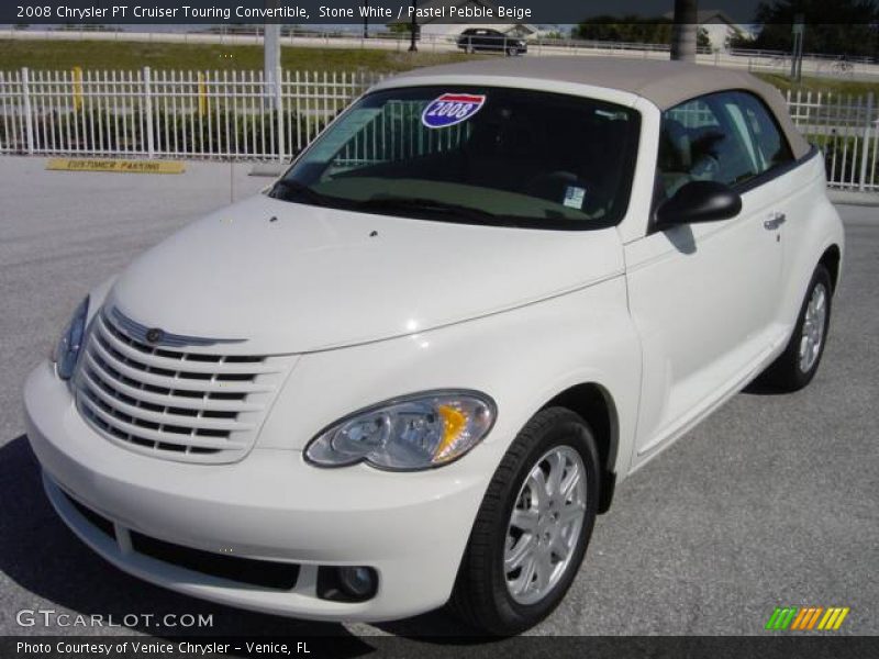 Stone White / Pastel Pebble Beige 2008 Chrysler PT Cruiser Touring Convertible