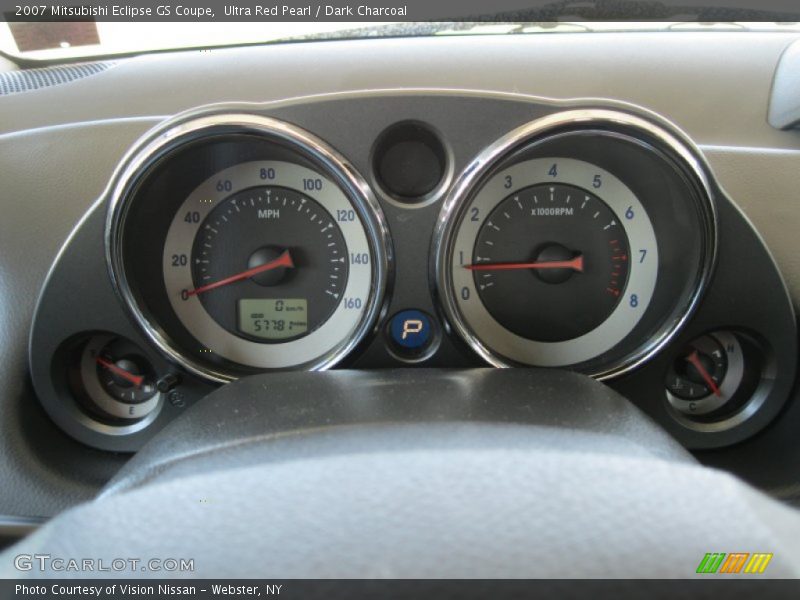 Ultra Red Pearl / Dark Charcoal 2007 Mitsubishi Eclipse GS Coupe