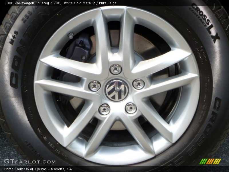 White Gold Metallic / Pure Beige 2008 Volkswagen Touareg 2 VR6
