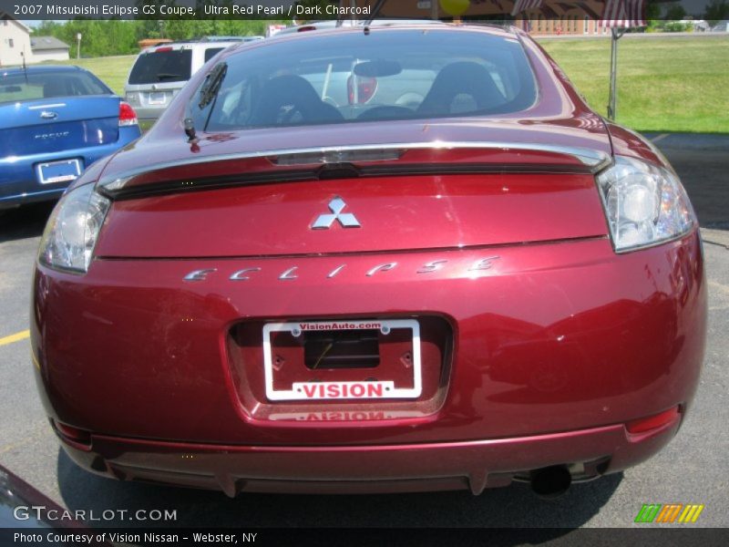 Ultra Red Pearl / Dark Charcoal 2007 Mitsubishi Eclipse GS Coupe