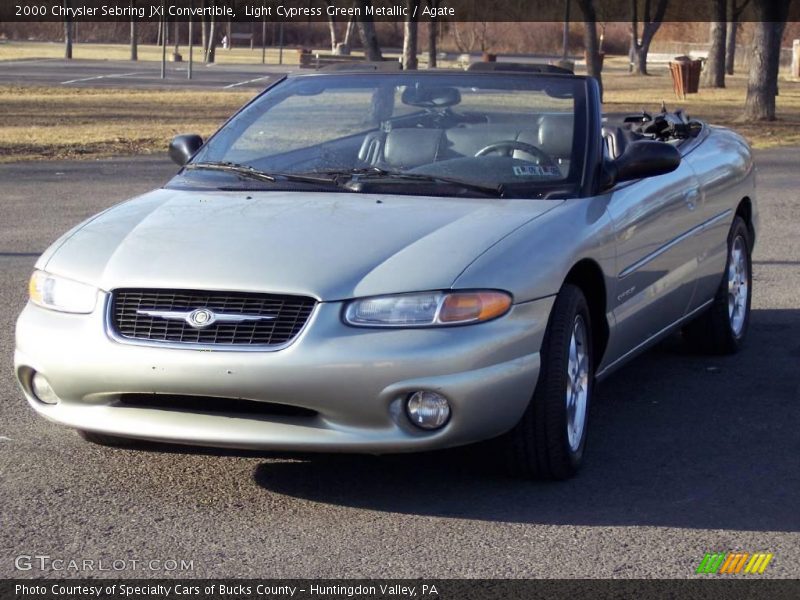 Light Cypress Green Metallic / Agate 2000 Chrysler Sebring JXi Convertible