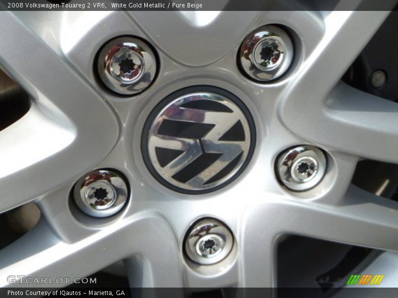 White Gold Metallic / Pure Beige 2008 Volkswagen Touareg 2 VR6