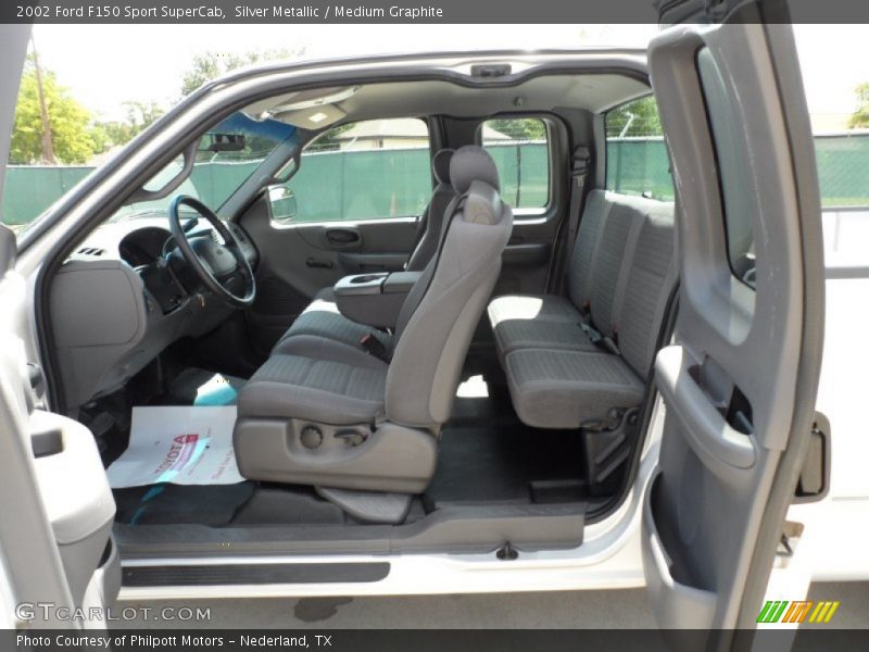  2002 F150 Sport SuperCab Medium Graphite Interior