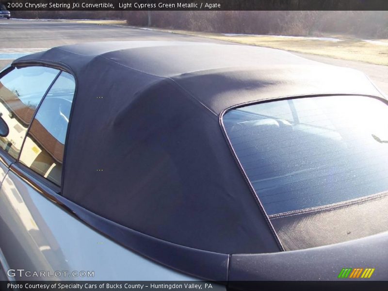 Light Cypress Green Metallic / Agate 2000 Chrysler Sebring JXi Convertible