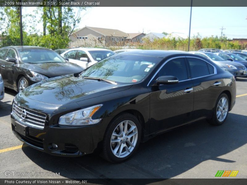 Super Black / Charcoal 2009 Nissan Maxima 3.5 SV