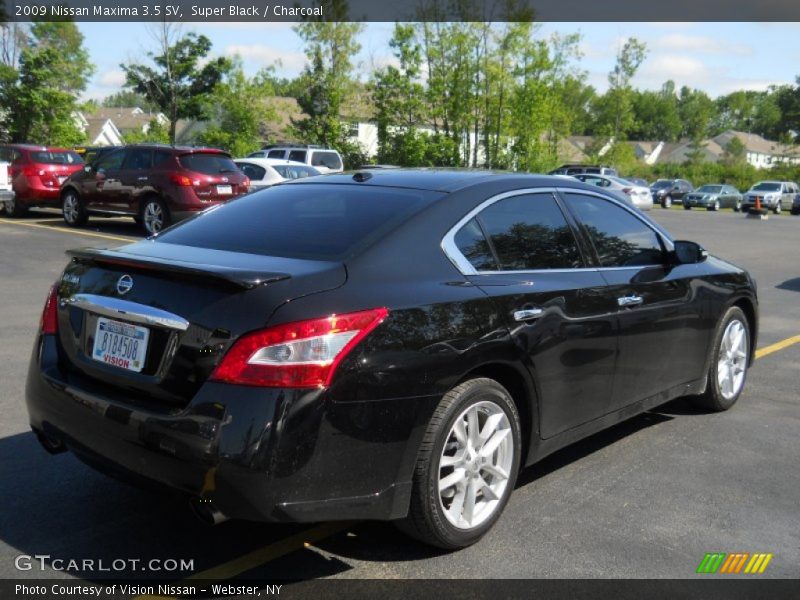 Super Black / Charcoal 2009 Nissan Maxima 3.5 SV