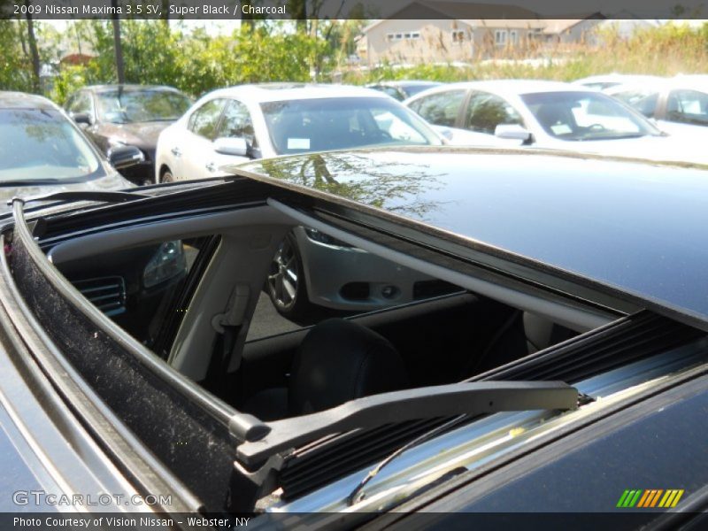 Super Black / Charcoal 2009 Nissan Maxima 3.5 SV