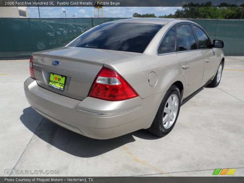 Pueblo Gold Metallic / Pebble Beige 2006 Ford Five Hundred SE