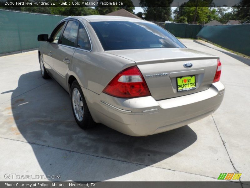 Pueblo Gold Metallic / Pebble Beige 2006 Ford Five Hundred SE