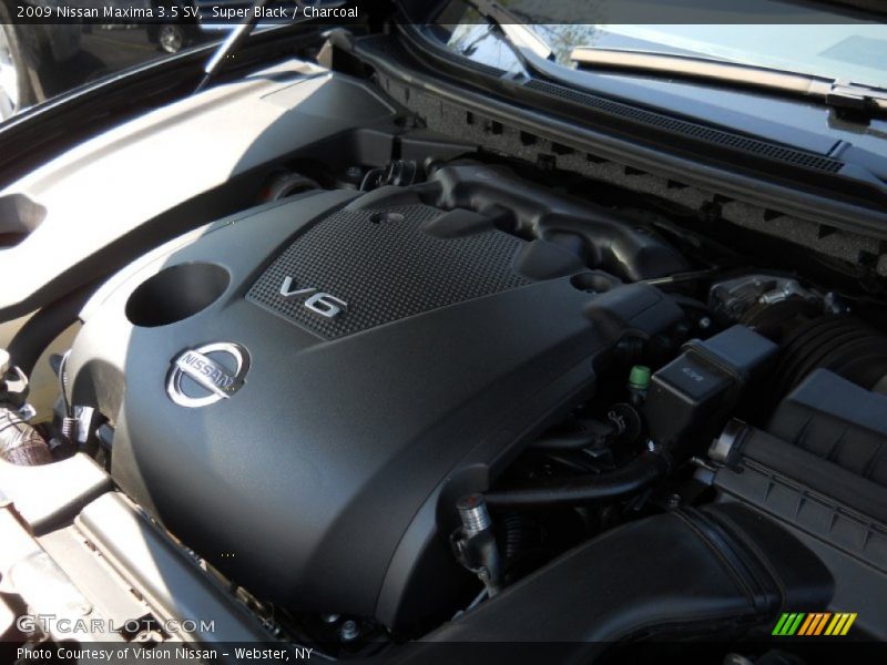 Super Black / Charcoal 2009 Nissan Maxima 3.5 SV