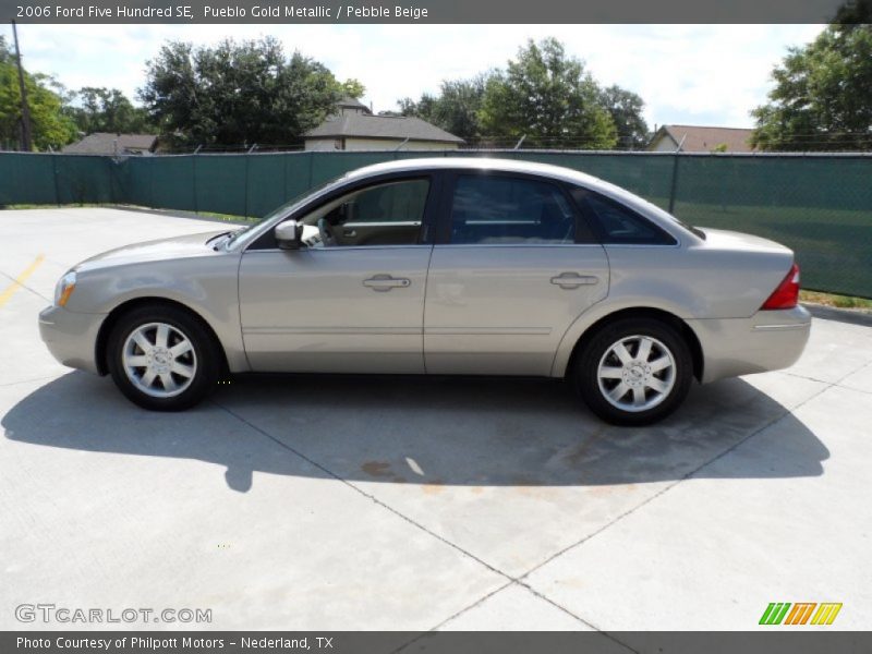 Pueblo Gold Metallic / Pebble Beige 2006 Ford Five Hundred SE