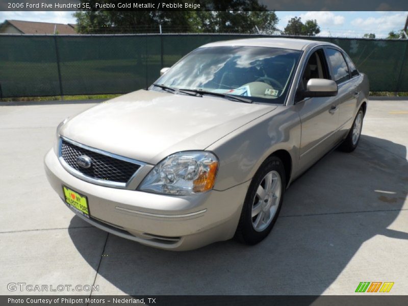 Pueblo Gold Metallic / Pebble Beige 2006 Ford Five Hundred SE