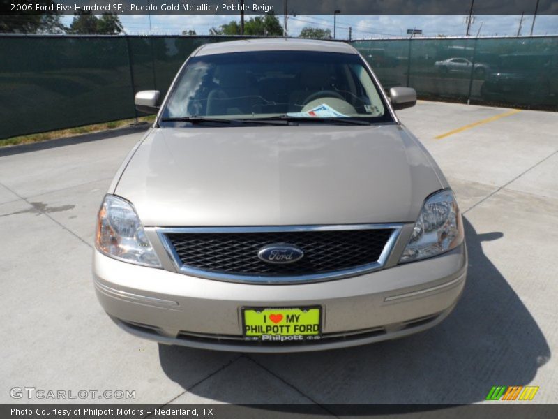 Pueblo Gold Metallic / Pebble Beige 2006 Ford Five Hundred SE