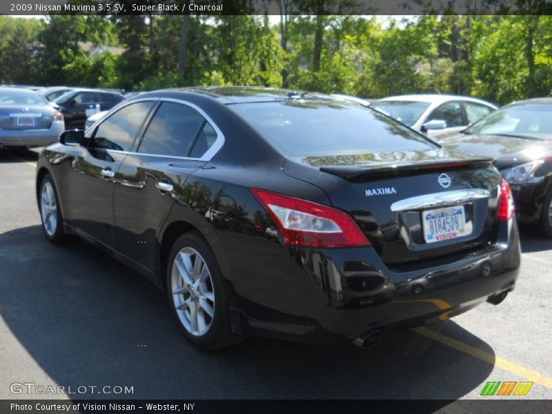 Super Black / Charcoal 2009 Nissan Maxima 3.5 SV