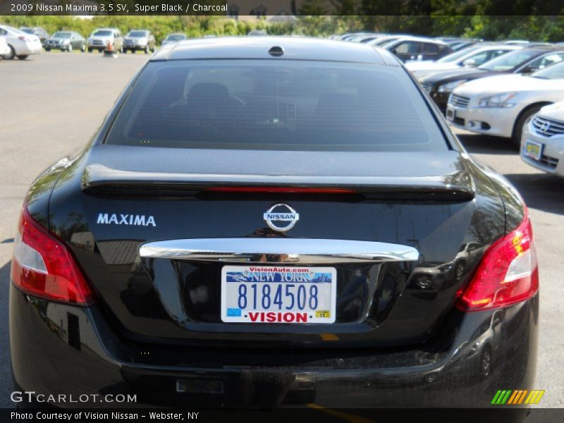 Super Black / Charcoal 2009 Nissan Maxima 3.5 SV