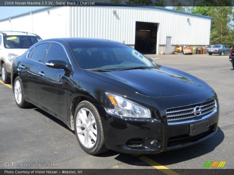 Super Black / Charcoal 2009 Nissan Maxima 3.5 SV