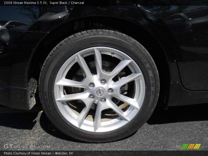 Super Black / Charcoal 2009 Nissan Maxima 3.5 SV
