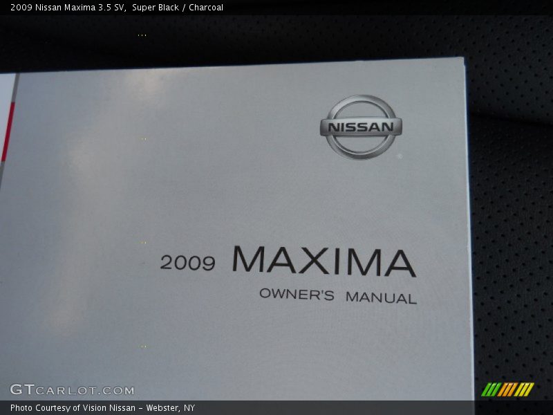 Super Black / Charcoal 2009 Nissan Maxima 3.5 SV