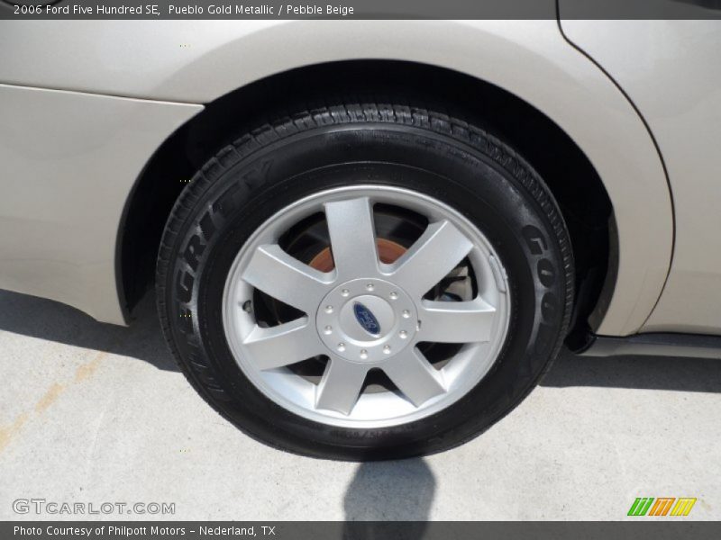 Pueblo Gold Metallic / Pebble Beige 2006 Ford Five Hundred SE