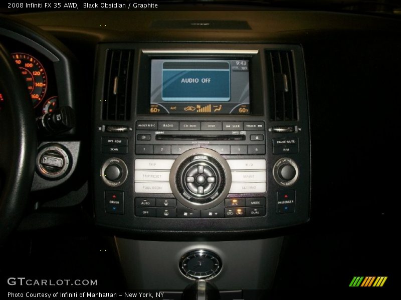 Black Obsidian / Graphite 2008 Infiniti FX 35 AWD