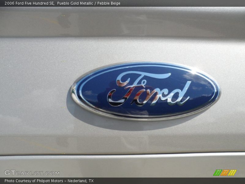 Pueblo Gold Metallic / Pebble Beige 2006 Ford Five Hundred SE