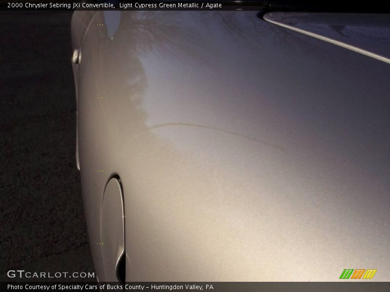 Light Cypress Green Metallic / Agate 2000 Chrysler Sebring JXi Convertible