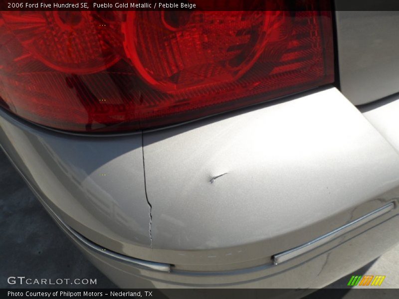 Pueblo Gold Metallic / Pebble Beige 2006 Ford Five Hundred SE