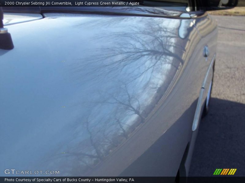 Light Cypress Green Metallic / Agate 2000 Chrysler Sebring JXi Convertible