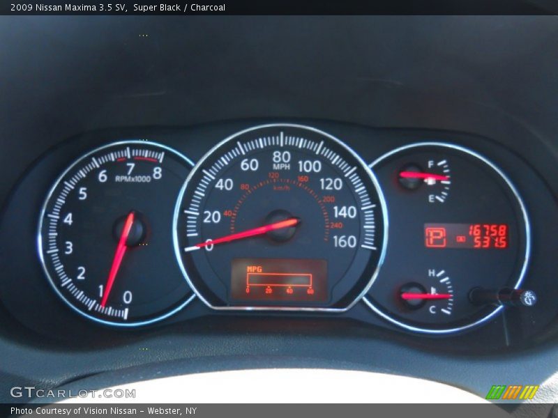 Super Black / Charcoal 2009 Nissan Maxima 3.5 SV