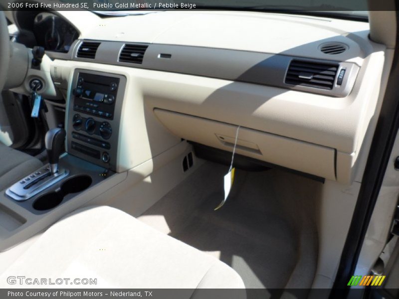 Pueblo Gold Metallic / Pebble Beige 2006 Ford Five Hundred SE
