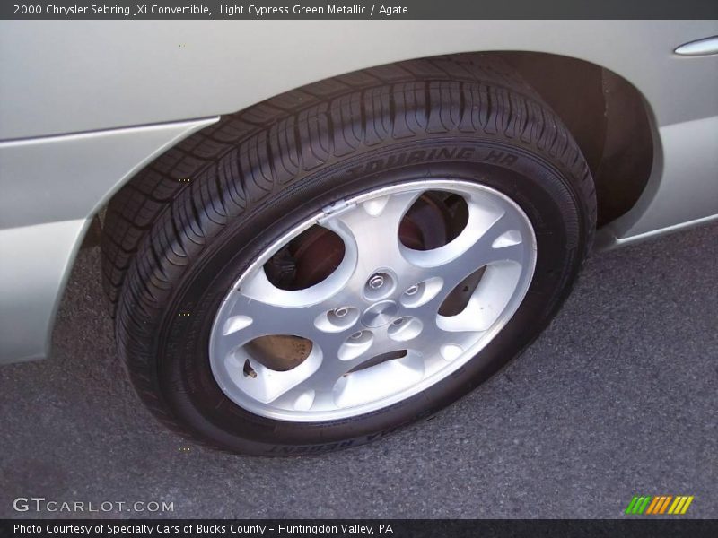 Light Cypress Green Metallic / Agate 2000 Chrysler Sebring JXi Convertible