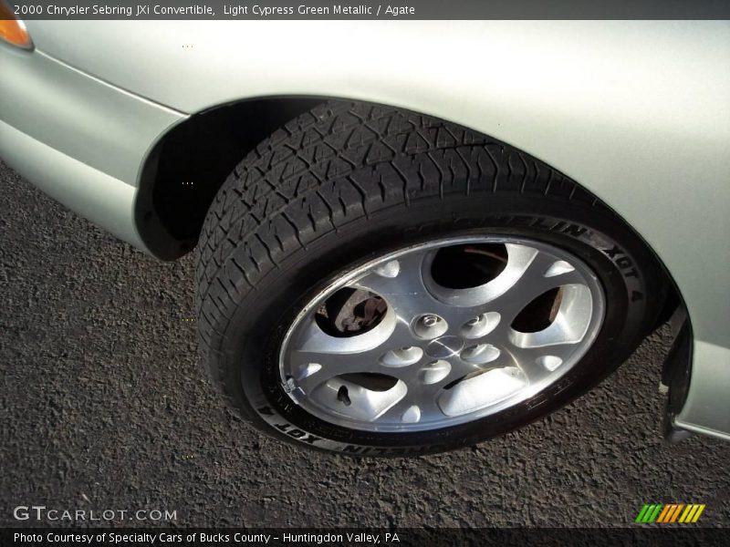Light Cypress Green Metallic / Agate 2000 Chrysler Sebring JXi Convertible