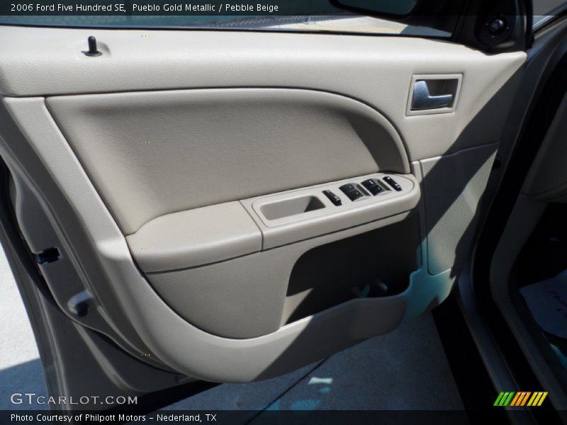 Pueblo Gold Metallic / Pebble Beige 2006 Ford Five Hundred SE