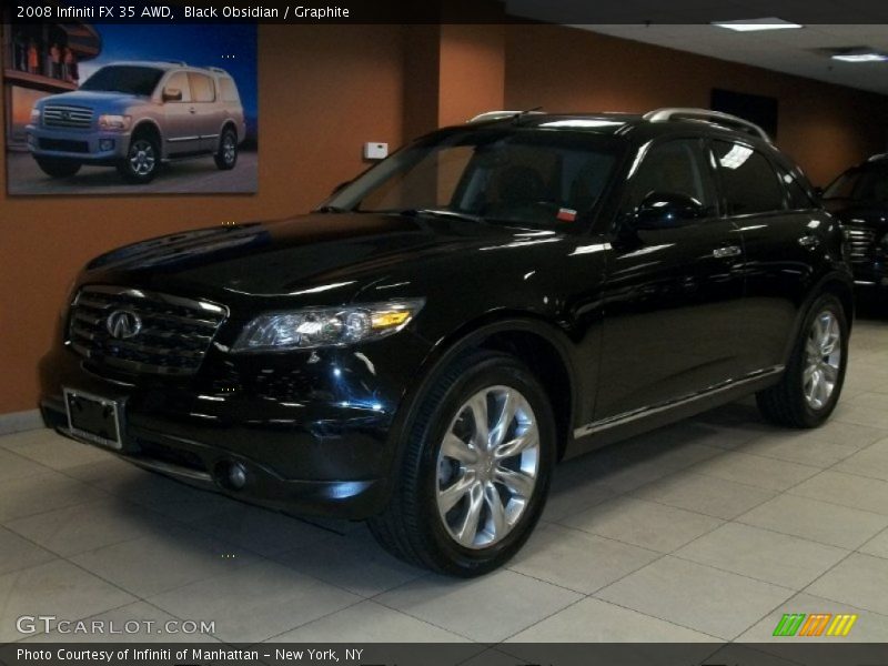 Black Obsidian / Graphite 2008 Infiniti FX 35 AWD