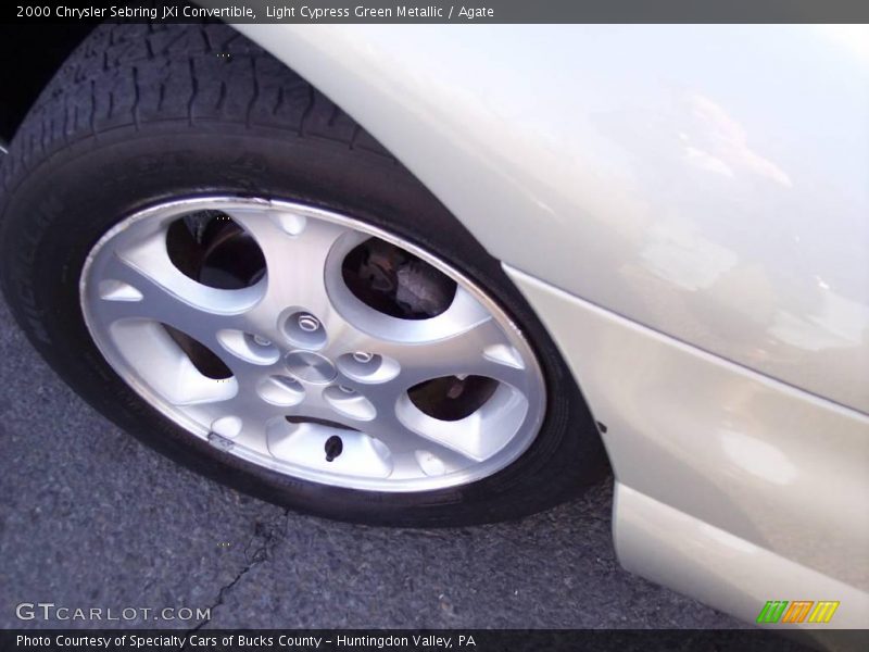 Light Cypress Green Metallic / Agate 2000 Chrysler Sebring JXi Convertible