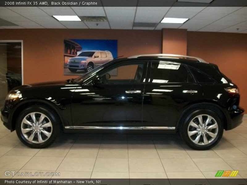 Black Obsidian / Graphite 2008 Infiniti FX 35 AWD