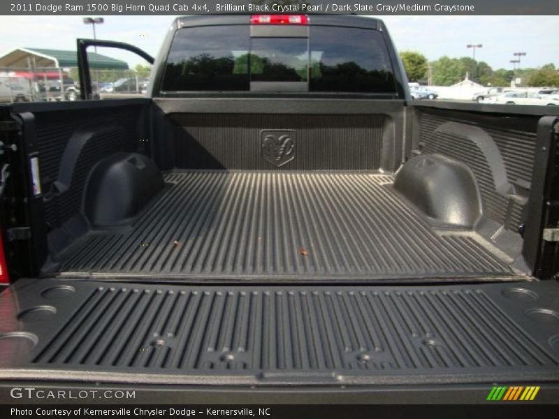 Brilliant Black Crystal Pearl / Dark Slate Gray/Medium Graystone 2011 Dodge Ram 1500 Big Horn Quad Cab 4x4