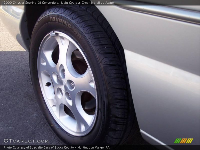 Light Cypress Green Metallic / Agate 2000 Chrysler Sebring JXi Convertible