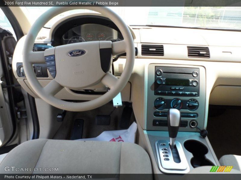 Pueblo Gold Metallic / Pebble Beige 2006 Ford Five Hundred SE