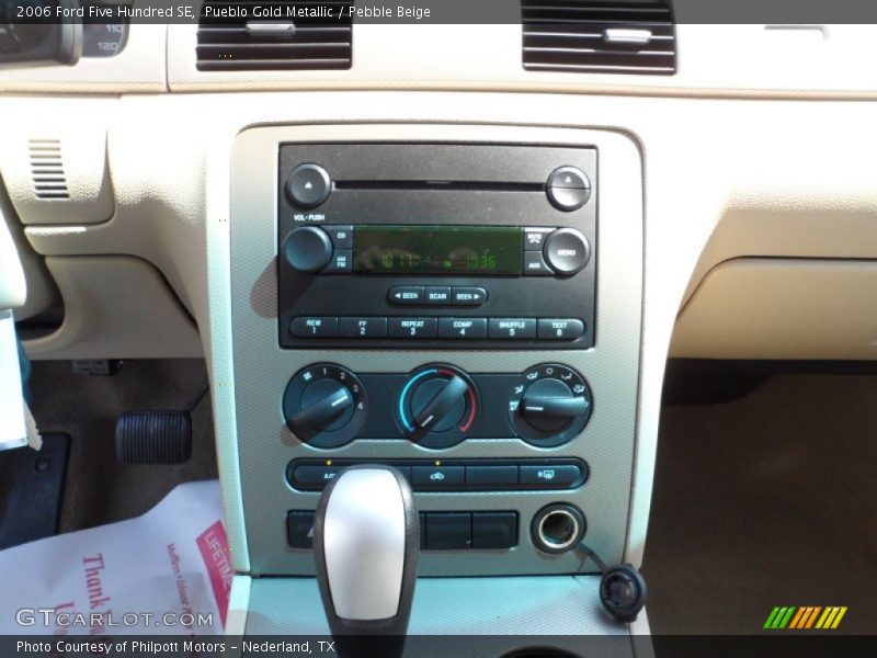 Pueblo Gold Metallic / Pebble Beige 2006 Ford Five Hundred SE