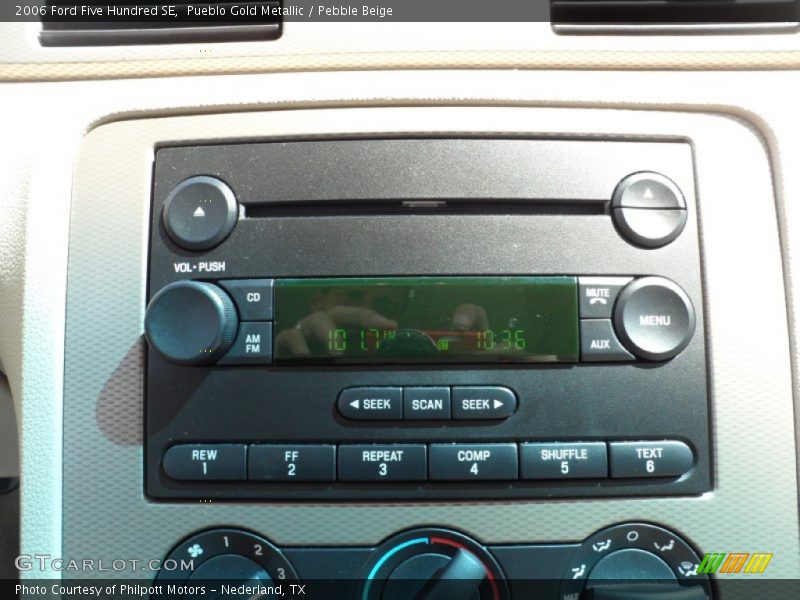Pueblo Gold Metallic / Pebble Beige 2006 Ford Five Hundred SE