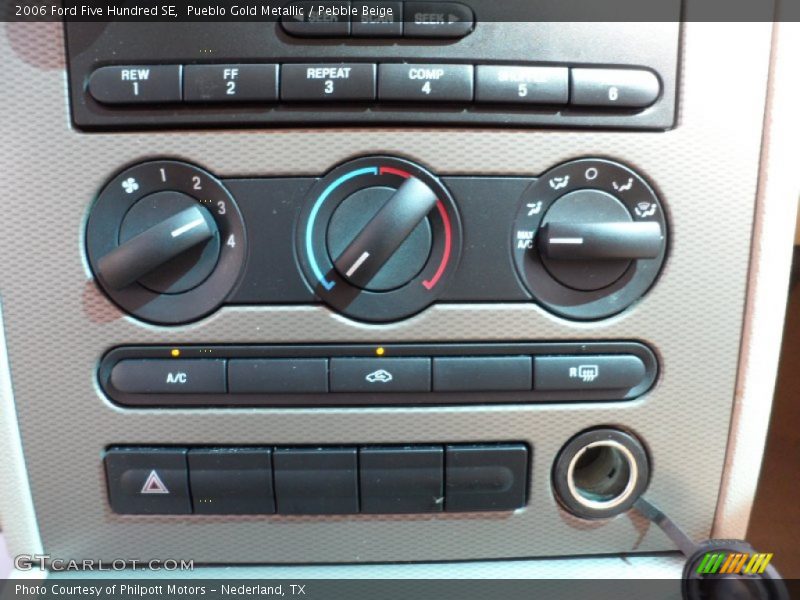 Pueblo Gold Metallic / Pebble Beige 2006 Ford Five Hundred SE