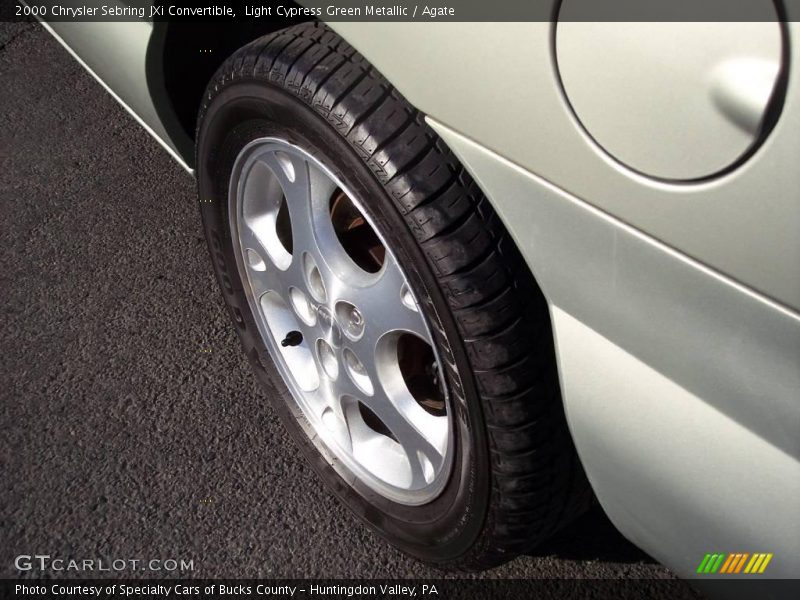 Light Cypress Green Metallic / Agate 2000 Chrysler Sebring JXi Convertible