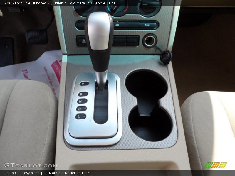 Pueblo Gold Metallic / Pebble Beige 2006 Ford Five Hundred SE