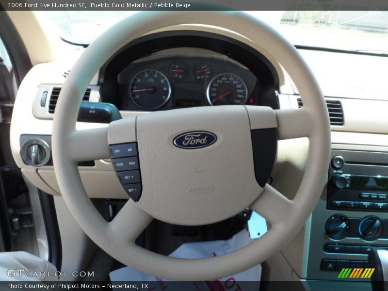 Pueblo Gold Metallic / Pebble Beige 2006 Ford Five Hundred SE