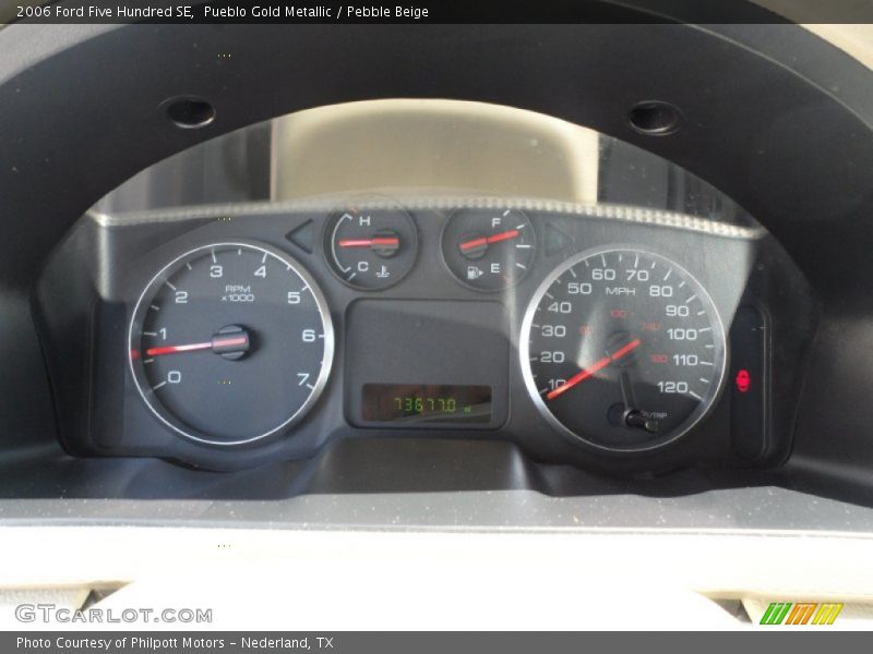 Pueblo Gold Metallic / Pebble Beige 2006 Ford Five Hundred SE
