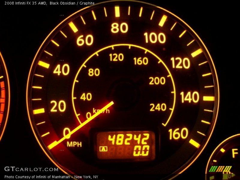 Black Obsidian / Graphite 2008 Infiniti FX 35 AWD